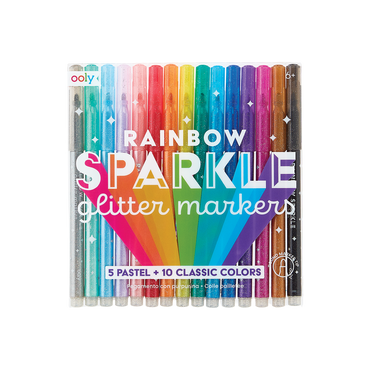 MARKERS - Rainbow Sparkle Glitter