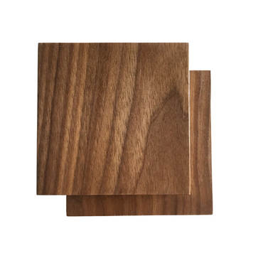 SQUARE WOOD WALNUT COASTERS