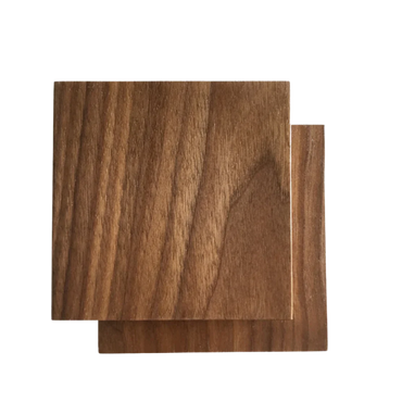 SQUARE WOOD WALNUT COASTERS