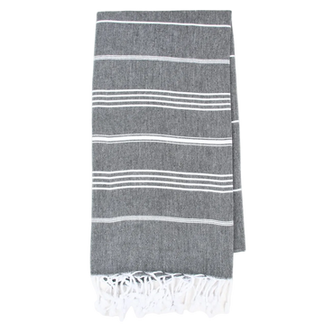 TURKISH HAND TOWEL - Black