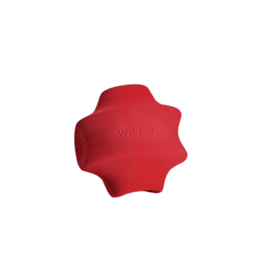 DOG TOY - Red Twist Toss Throw Toy