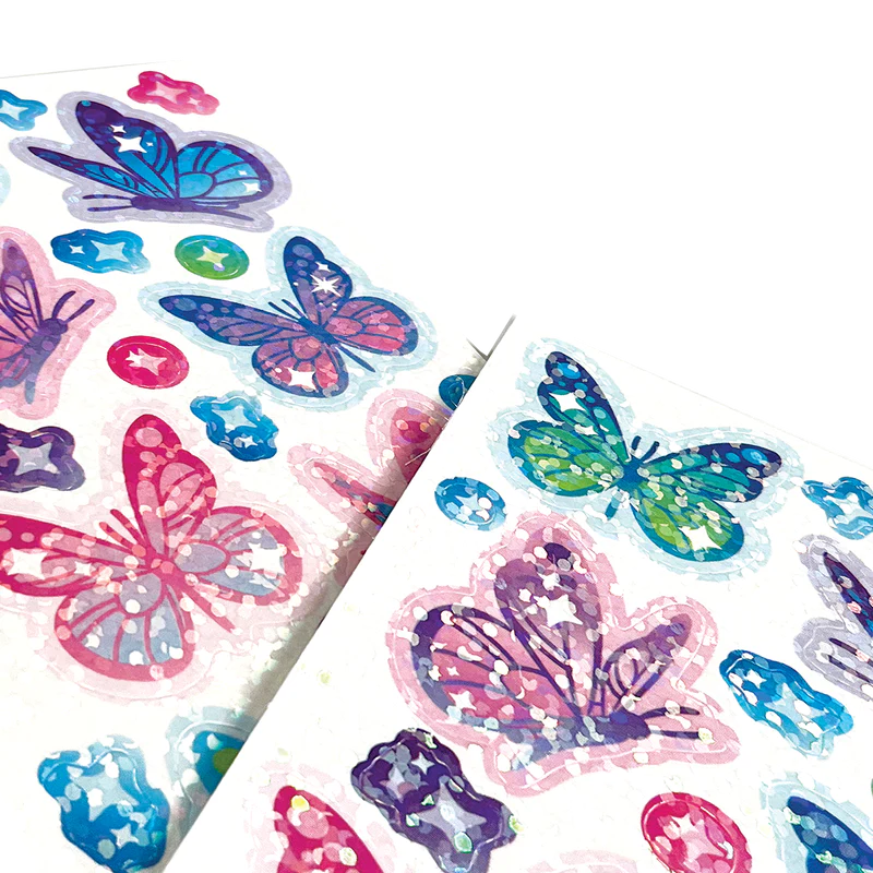 STICKERS - Glittery Butterflies