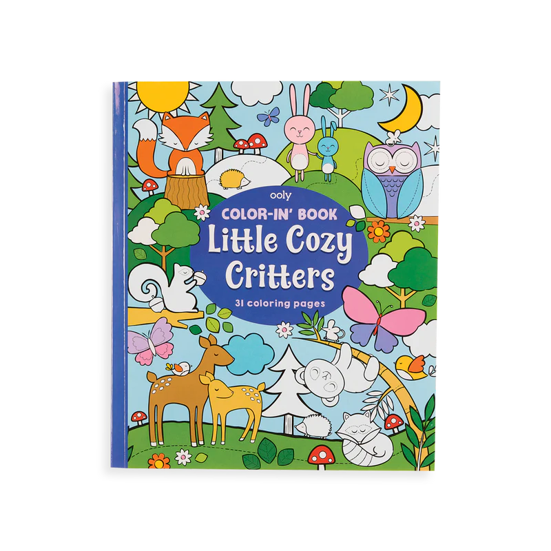 COLOURING BOOK - Little Cozy Critters