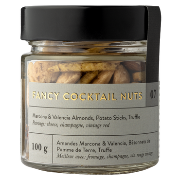NUTS - Truffle oil, Marcona & Valencia Almonds, Potato Sticks